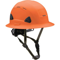 Casque Fibre Metal de style escalade avec bordure compl&egrave;te, R&eacute;pond aux normes CSA type 2, Suspension Rochet, Ventil&eacute; Action Paper