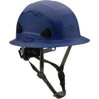 Fibre Metal Climbing Style Helmet with Full Brim, Meets CSA Type 2, Ratchet Suspension, Vented Action Paper