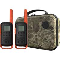 T275 Sportsman Edition Two-Way Radio, UHF Radio Band, 22 Channels, 40 km Range Action Paper