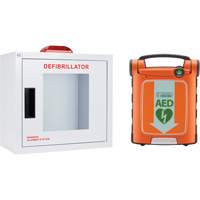 Powerheart&reg; G5 AED & Cabinet Kit, Semi-Automatic, Bilingual, Class 3 Action Paper