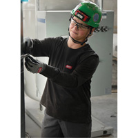 T-shirt &agrave; manches longues avec poches GRIDIRON, Femmes, T-petit, Bleu Action Paper