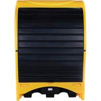 2-Drum Hard Cover Spill Pallet, 43.11" L x 61.61" W x 83.07" H, 1433 lbs. Load Capacity Action Paper