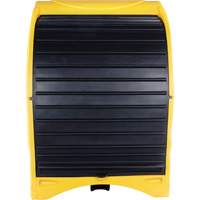 4-Drum Hard Cover Spill Pallet, 68.11" L x 61.61" W x 83.07" H, 1433 lbs. Load Capacity Action Paper