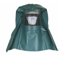Chemical Splash Hood & Hard Cap with Chemical Resistant Face Shield Action Paper