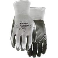389 Stealth Lite Speed Gloves, X-Small, Nitrile Coating, Polyester Shell Action Paper