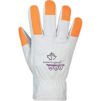 Endura Pro High-Visibility Cut-Resistant Gloves, Size Small, Cowhide Shell, ASTM ANSI Level A6 Action Paper