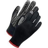 Deny&reg; Acrylic Glove with PVC Grip, Size Small Action Paper
