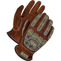Classic Reverse Grain Driver Gloves, X-Small, Grain Pigskin Palm Action Paper