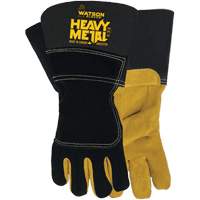 Black Velvet Winter Heavy Metal Welding Gloves, Size Small, Split Elkhide Shell, ASTM ANSI Level A5 Action Paper