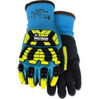 Gants d'hiver antichocs 9393TPR Stealth Black Ops, Petit, Paume en Mousse de latex, Poignet Poignet en tricot Action Paper