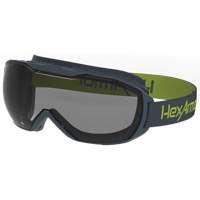 MX500 Safety Goggles, Grey Lens, Anti-Fog/Anti-Scratch, Indirect Vent Action Paper