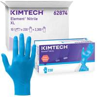 Kimtech Element Exam Gloves, X-Small, Nitrile, 3.2-mil, Powder-Free, Blue, Class 2 Action Paper