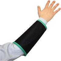 Kut Gard&reg; 2-Ply Cane Mesh Sleeve, Nylon, 9", ASTM ANSI Level A4, Black Action Paper