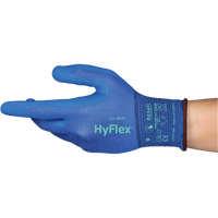 HyFlex&reg; 11-814 Gloves, Size 5/2X-Small, 18 Gauge, Foam Nitrile Coated, Nylon/Spandex Shell, ASTM ANSI Level A1/EN 388 Level 1/EN 388 Level A Action Paper