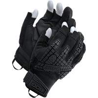 X-Site&reg; Impact Trigger Finger Gloves, Suede Palm, Size X-Small Action Paper