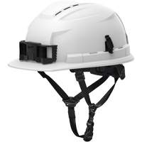 BOLT 4-Point Front Brim Safety Helmet, Non-Vented, ANSI Type II/CSA Type 2 Action Paper