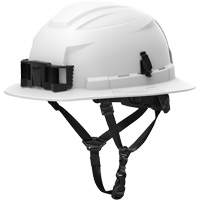 BOLT 4-Point Full Brim Safety Helmet, Ratchet Suspension, ANSI Type II/CSA Type 2 Action Paper