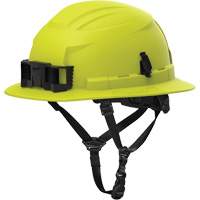 BOLT 4-Point Full Brim Safety Helmet, Ratchet Suspension, ANSI Type II/CSA Type 2 Action Paper