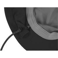 Chapeau de garde forestier 8934 Chill-Its avec prot&egrave;ge-nuque, petit/moyen, Noir Action Paper