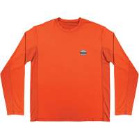 Chemise de refroidissement &agrave; manches longues avec protection solaire et UV Chill-Its 6689, Orange, Petit Action Paper