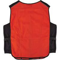 Chill-Its 6260 Lightweight Phase Change Cooling Vest with Rechargeable Packs, Small/Medium, Orange Action Paper