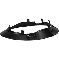 Bordure large compl&egrave;te &agrave; agrafe pour casque d'alpiniste RZRBack, blanc Action Paper