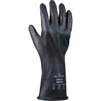 893 Chemical & Acid Resistant Gloves, Size Small/7, 12" L, Butyl Rubber/Viton&reg;, 12-mil Action Paper