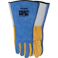 Yellow Tail MIG/TIG Welding Gloves, Grain Deerskin/Split Cowhide, Size Small Action Paper