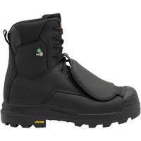 Vulcan Work Boots with External Metguard, Leather, Size 5, Impermeable Action Paper