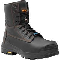 Metpro Flex Work Boots with Metguard, Leather, Size 4, Impermeable Action Paper