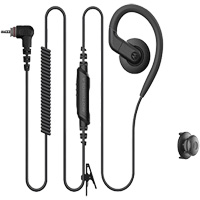 Over-the-Ear Single Pin Earpiece for Curve Two-Way Radio Action Paper