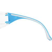 Lunettes de s&eacute;curit&eacute; bleu/blanc Adapt Lite, Lentille Transparent, Antibu&eacute;e/Anti-&eacute;gratignures, ANSI Z87+/R&eacute;pond ou surpasse la norme CSA Z94.3 Action Paper