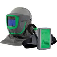 Z-Link+ syst&egrave;me APR motoris&eacute; avec cape &agrave; l'&eacute;paule & visi&egrave;re, Respirateur &agrave; masque/Masque de soudage Action Paper