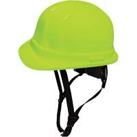 LIDGUARD&reg; Cap Style Hardhat with Chinstrap, Meets CSA Type 1, Ratchet Suspension, Vented Action Paper