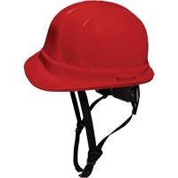 LIDGUARD&reg; Cap Style Hardhat with Chinstrap, Meets CSA Type 1/CSA Type 2, Ratchet Suspension, Vented Action Paper