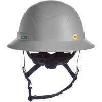 V-Gard H2&reg; Full Brim Safety Helmet with Mips&reg; Safety System, Ratchet Suspension, Non-Vented Action Paper