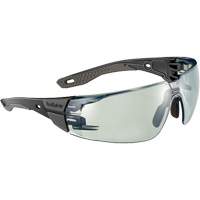 RUSH+ 2.0 M/L Safety Glasses with Black & Grey Frame, Grey/IR 1.7 Lens, Anti-Fog/Anti-Scratch, ANSI Z87+ Action Paper