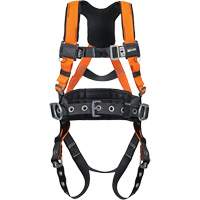 Miller&reg; Titan Contractor Full-Body Harness with PFL/SRL Connector & Lumbar Pad, CSA Certified, Class AP, Medium/Small, 420 lbs. Cap. Action Paper