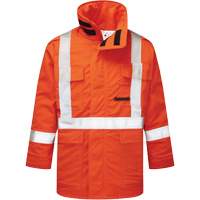 Parka isol&eacute; de 9 oz Haute visibilit&eacute; Avenger, style 515, Hommes, T-petit, Orange Action Paper