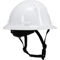 Kilimanjaro Full Brim Safety Helmet with HDPE Shell, Meets CSA Type 2, Ratchet Suspension, Non-Vented Action Paper