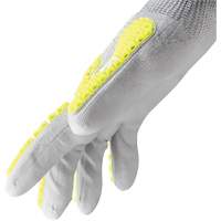Gants antichocs Helix 3013IMP, 2T-petit/5, Paume en PEHP, Poignet &eacute;lastique Action Paper