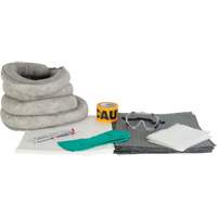 Replacement Kit for10-Gallon Mine Spill Kit, Oil Only/Universal Action Paper