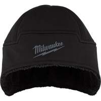 Secure Low-Profile Sherpa-Lined Beanie, Polyester Lining, Medium/Small, Black Action Paper