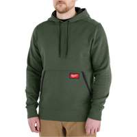 FREEFLEX Midweight Pullover Hoodie, Men's, Small, Green Action Paper