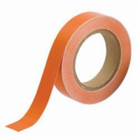 Pipe Marker Tape, 90', Orange Action Paper