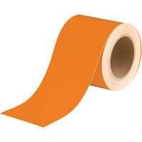 Pipe Marker Tape, 90', Orange Action Paper
