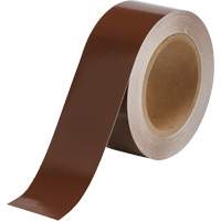 Pipe Marker Tape, 90', Brown Action Paper