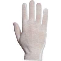Superior&reg; ML40 Inspection Glove, Poly/Cotton, Hemmed Cuff, One Size Action Paper