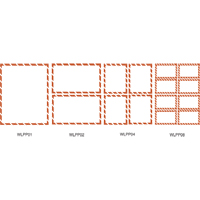 &eacute;tiquettes SIMDUT 100/pqt, Papier, Rouleau, 10-7/8" lo x 8-1/2" la Action Paper