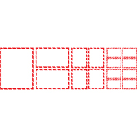 &eacute;tiquettes SIMDUT 400/pqt, Papier, Rouleau, 5-1/2" lo x 4-1/4" la Action Paper
